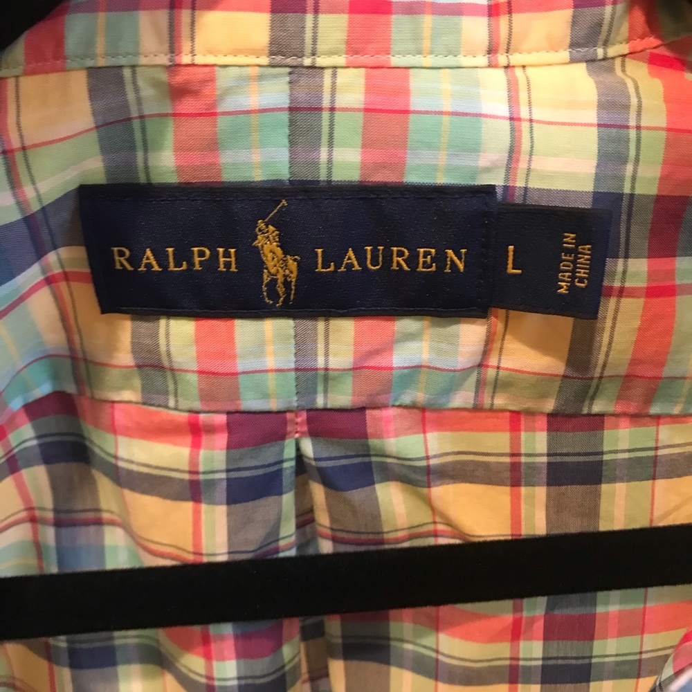 Mens Ralph Lauren button down shirt